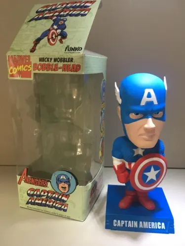 Capitão América Marvel Bobble Head Funko