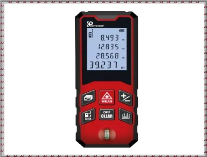 Trena a laser 40 m - área - volume - graus