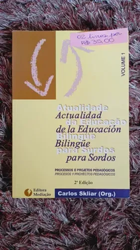 02 livros da Bilíngue para Surdos - Volumes I