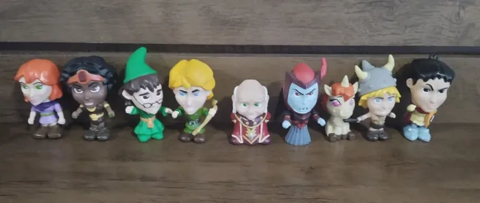 Caverna do dragão bonecos coleção completa