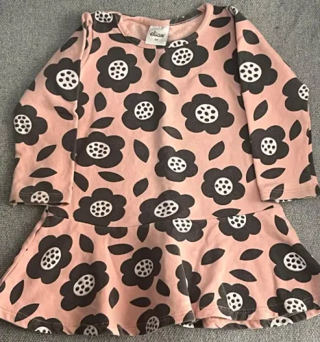 Vestido Infantil Estampado Elian Tam 1