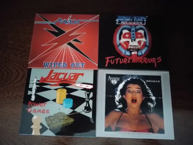cds heavy metal jaguar accept raven e outros anos 80
