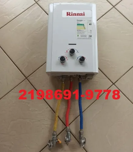 AQUECEDOR DE ÁGUA A GÁS RINNAI 