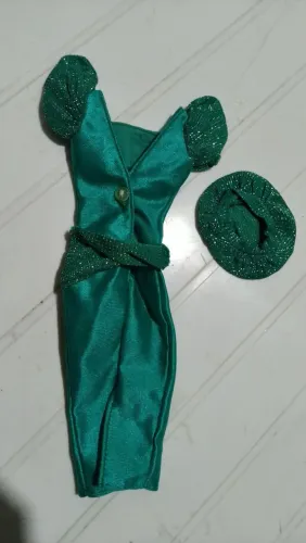 Vestido boneca  Barbie Estrela Noite de Gala 1987