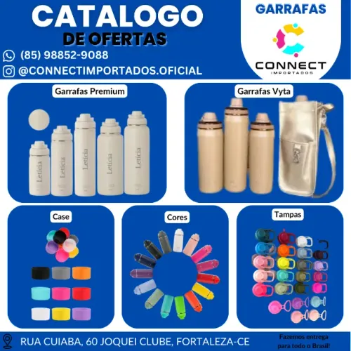 Garrafas térmicas personalizadas laser