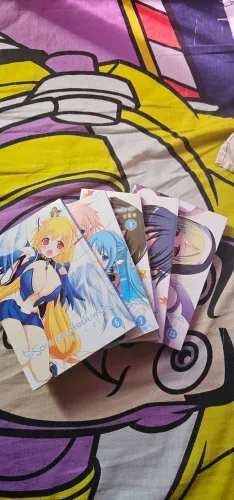 Mangás sora no otoshimono (6,7,8,10 e 11)