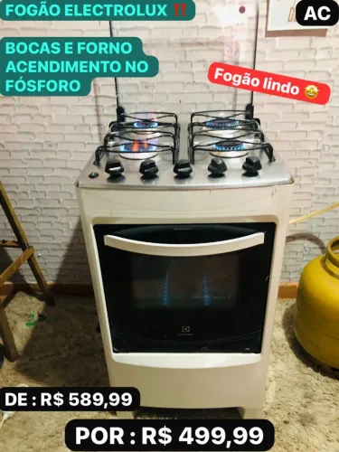 Fogão Electrolux com 4 bocas