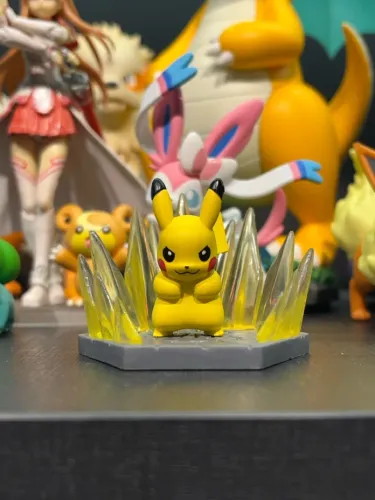 Figure Pikachu Takara Tommy Effects Gacha Pokémon