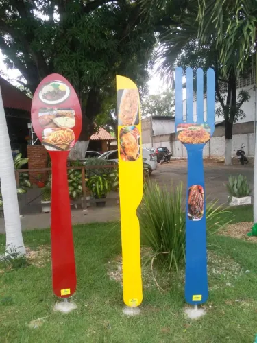  Talheres Gigantes decoração fabricado em fibra de vidro 