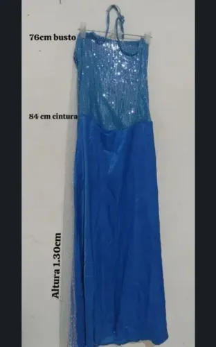 Vestido frozen fantasia