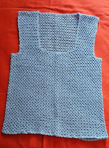 Blusa de crochê feita a mão - nova