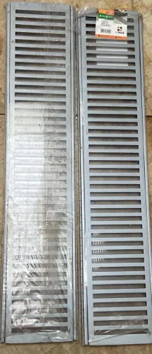 Conjunto de Grelha e Porta-Grelha Linha Veicular : 20 x 100 cm lgmais