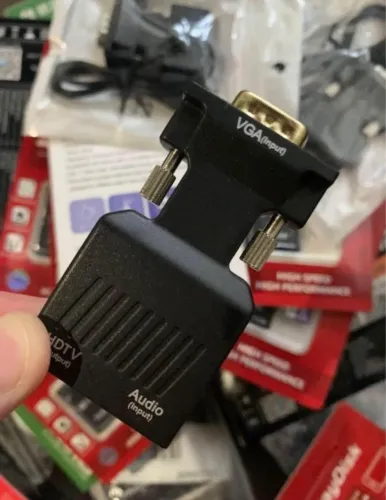 Promoção - Adaptador VGA macho para Hdmi Fêmea