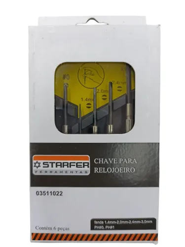 Conjunto Chave Para Relojoeiro Starfer