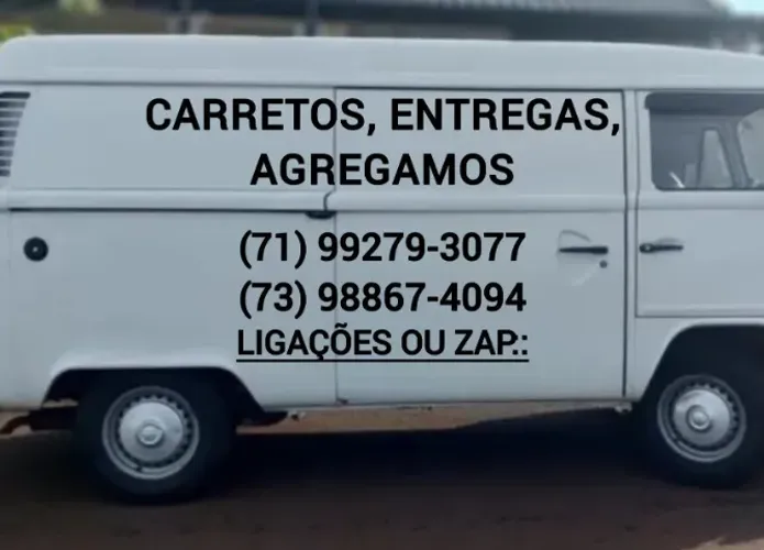 FRETE CARRETO KOMBI FURGÃO