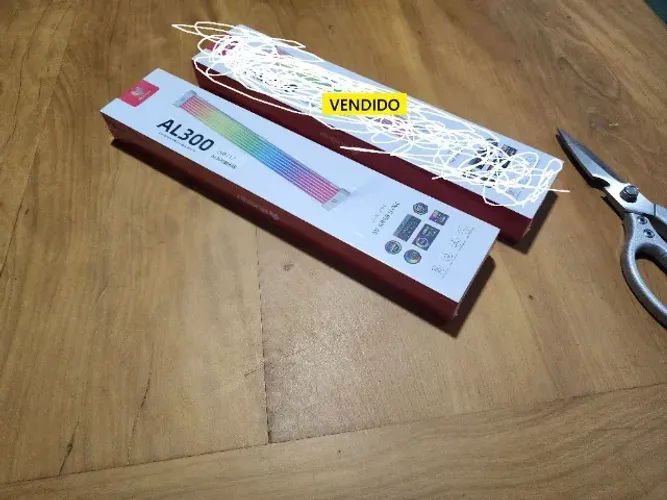 Cabo alimentação de energia da fonte para conector da placa mãe com Led ARGB