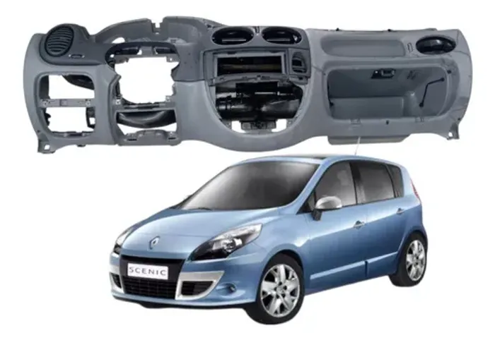 Painel Central Tabelier Renault Scenic 2008 2009 2010 2011