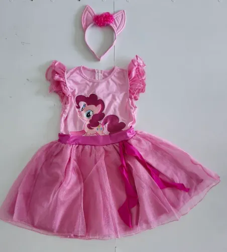 Fantasia My Little Pony Pinkie Pie Infantil LUXO