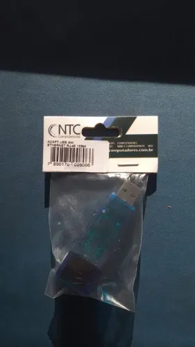 ADAPTADOR USB AM RJ-45 NOVO LACRADO FRETE GRÁTIS PARA MACEIÓ