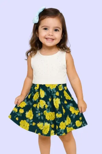 Vestido Infantil Feminino Floral Menina 3 anos NOVO