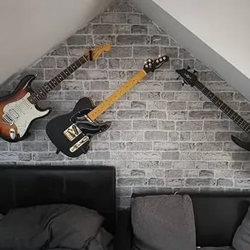 Suporte de parede articulável para Guitarra e Baixo - horizontal, vertical e inclinado