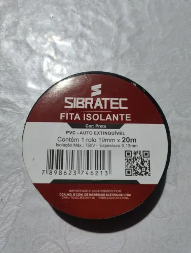 Fita isolante 750v Sibratec