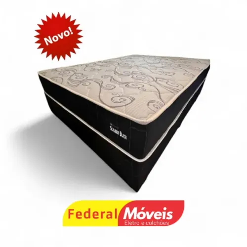 Cama Box Casal 1,38m Colchão + Base - Super Promoção!