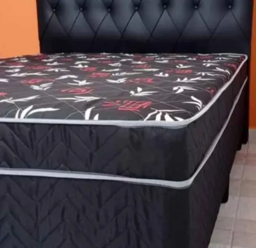 Cama Box Casal Colchão D28 Acoplado