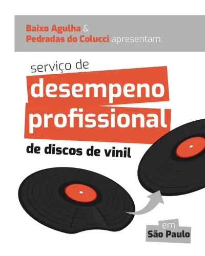 Serviço de desempeno profissional de discos de vinil!