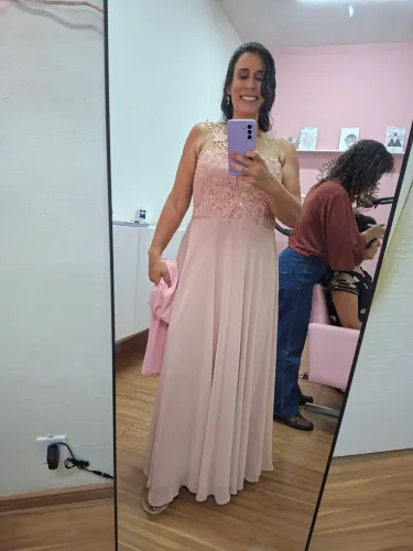 Vestido longo de festa