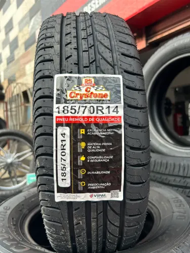 Pneu Remold 185/70R14 Crystone vipal
