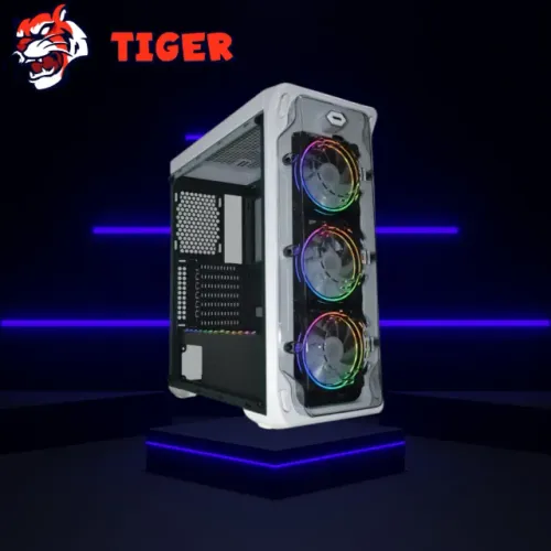 Gabinete Gamer White Trooper Rítmico - CG-W1B1  