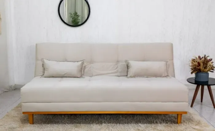 Sofá Cama 1,82 Linho DIVIDIMOS EM ATE 10 X SEM JUROS