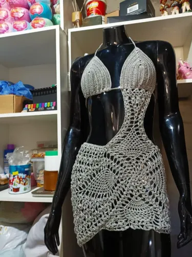 Vestidos de crochê