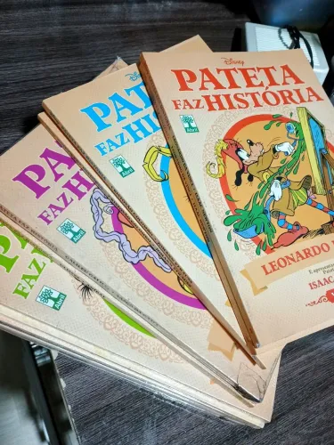 Coleção Pateta Faz História - HQ Disney Abril Gibi