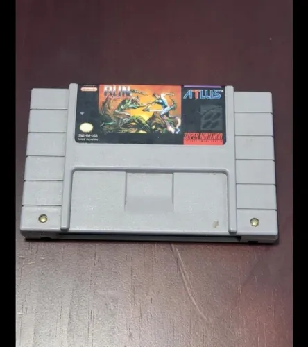 Jogo fita Run Saber - Super Nintendo repro snes