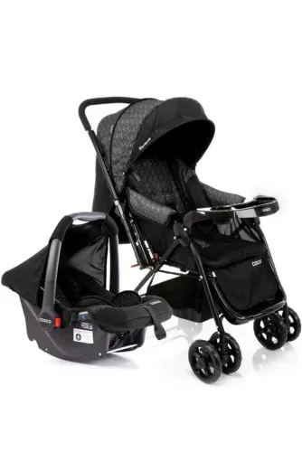 Carrinho de Bebê Cosco Revere com Bebê Conforto