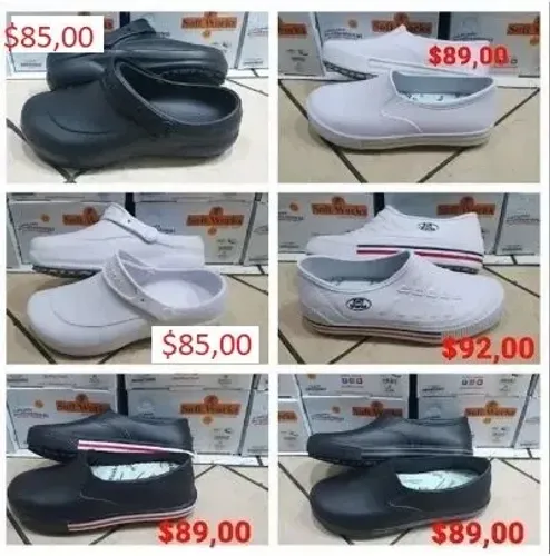 Sapato Profissional Antiderrapante (valores na imagem)