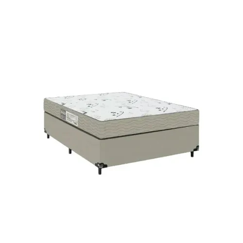 Cama Box de Casal e Colchão D33