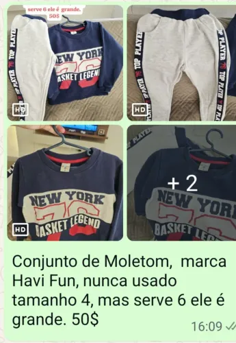 Conjunto Moletom Havi Fun
