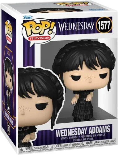 Novo Original - Funko POP Wandinha TV: Wednesday - Rave'n: Wednesday Addams 1577