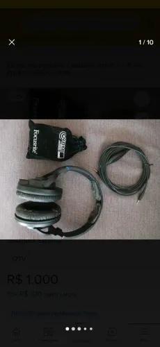 Kit monitoramento fone KRK KNS 8400 + VRM BOX em excelente estado! SÓ RETIRADA EM MÃOS!