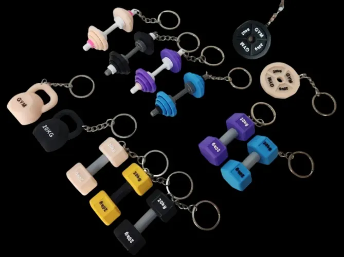 Chaveiros 3D para academia - SOBMEDIDA E ENCOMENDAS