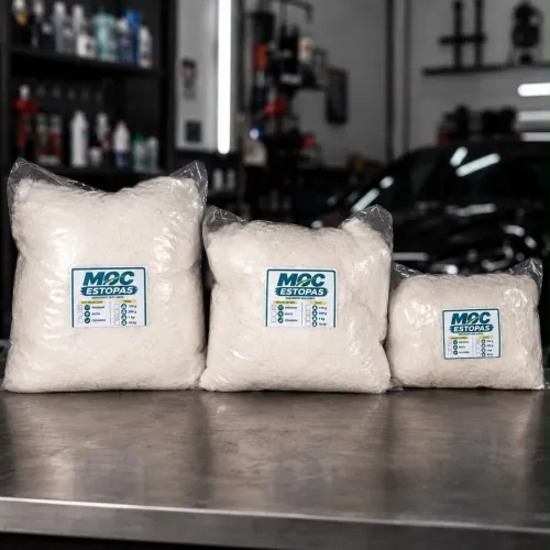 Estopas para limpeza e polimento