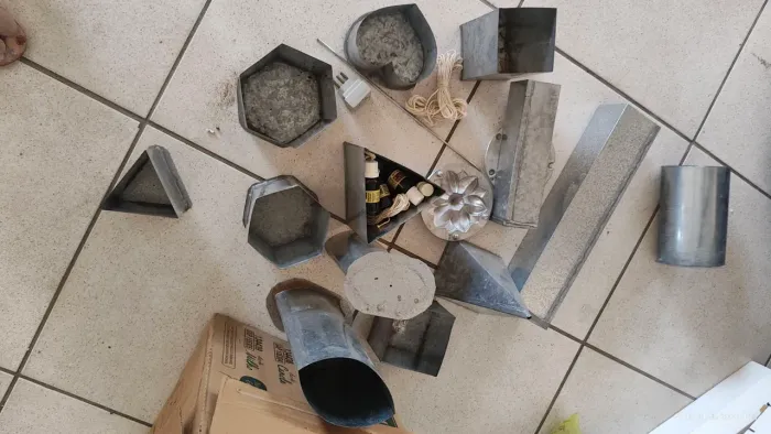 Forma para velas artesanais