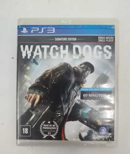 Jogo de PS3 mídia física watch dogs 