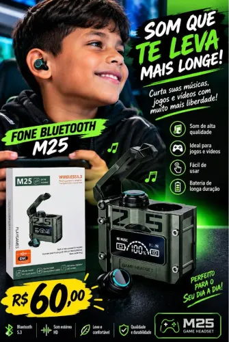 Fone bluetooth 