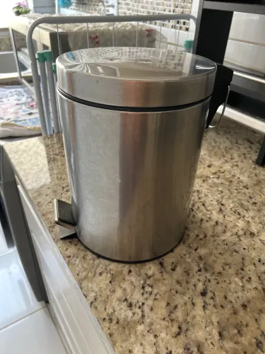Lixeira inox 5 L