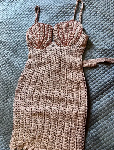 Vestido crochê