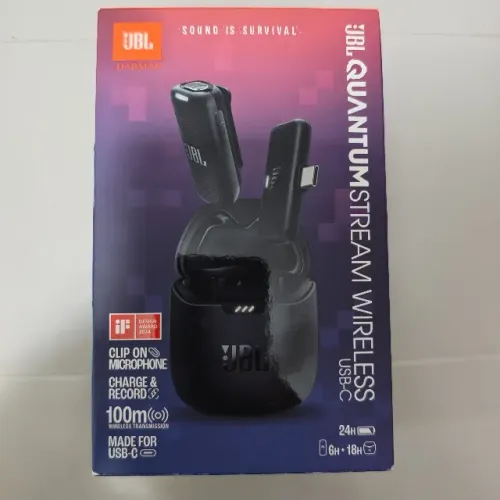 Microfone Jbl Quantum Stream Wireless Conexão Usb-c Preto